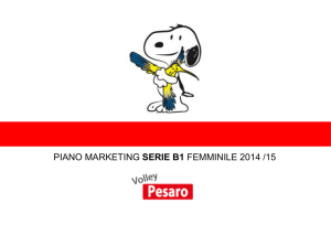 Piano Marketing - Confindustria Pesaro Urbino