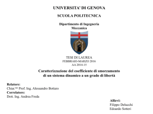 Università degli Studi di Genova INTRODUZIONE