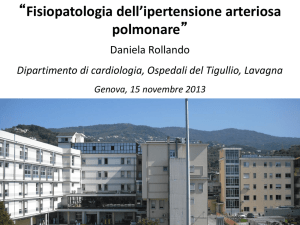 Fisiopatologia dell`ipertensione arteriosa polmonare