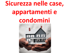Sicurezza nelle case, appartamenti e condomini