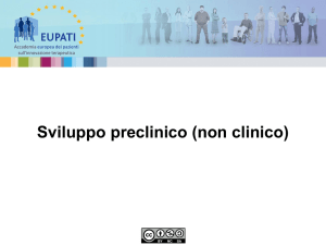 Sviluppo preclinico (non clinico)