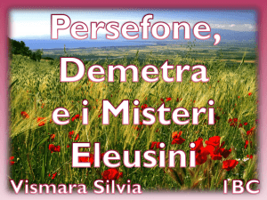 Demetra, Persefone e i misteri eleusini