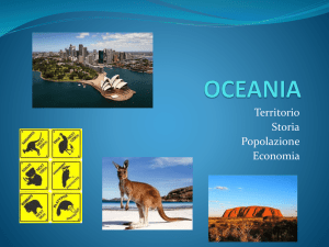 Oceania - Materiali terza media