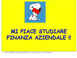 guardate queste slides per avere indicazioni