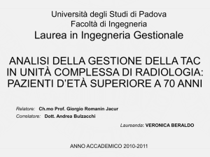 Università degli Studi di Padova Facoltà di Ingegneria Laurea in