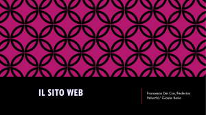 Unita` 2: "Il sito Web"