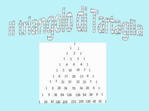 triangolo di Tartaglia