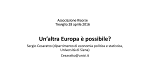 Associazione Risorse Treviglio 28 aprile 2016
