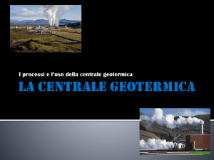 La centrale geotermica