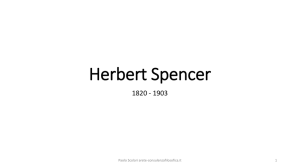 H. Spencer (P.Scolari) - Consulenza Filosofica