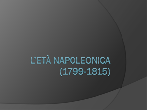 l*età napoleonica (1799-1815)