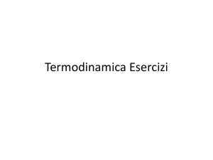 Termodinamica Esercizi