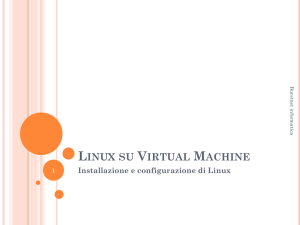 Linux su Virtual Machine - CESCOT