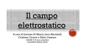 Il campo elettrostatico