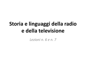Storia e linguaggi della radio e della televisione