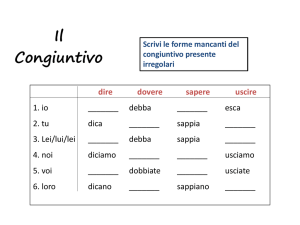 Il Congiuntivo (Subjunctive with impersonal expressions)