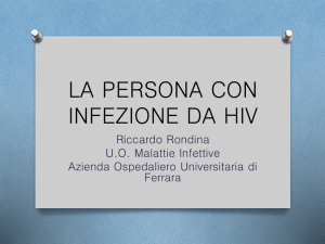 la persona con infezione da hiv