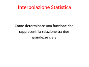 Interpolazione Statistica