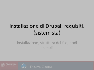 Requisiti sistema Drupal