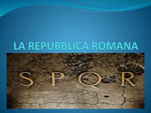LA REPUBBLICA ROMANA