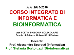 BioinfoBM_4.ppt - Università di Padova