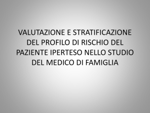 1VALUTAZIONE E STRATIFICAZIONE DEL