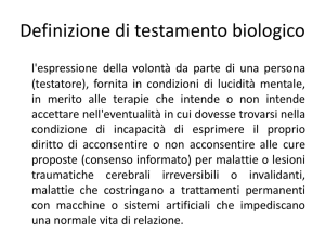 Diapositiva 1 - Pastorale della Salute