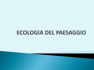 ecologia del paesaggio - Istituto Serpieri Bologna