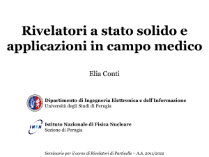 Applicazioni di rivelatori a stato solido nella Radiologia Interventistica