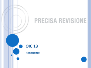 OIC 13 - Precisa Revisione