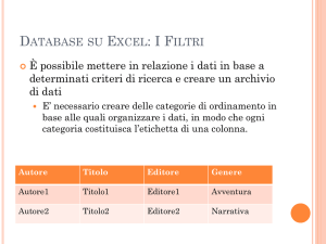 Principi di Informatica - Dipartimento di Informatica