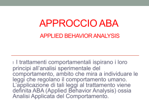 Approccio ABA - Pirandello"