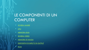 Le componenti di un computer