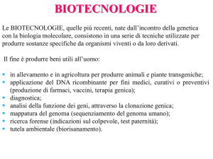 biotecnologie - Liceo Recanati