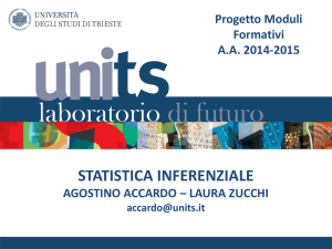 statistica inferenziale – a.accardo