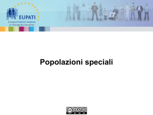 Popolazioni speciali