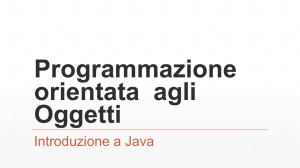 Programmazione orientata agli Oggetti