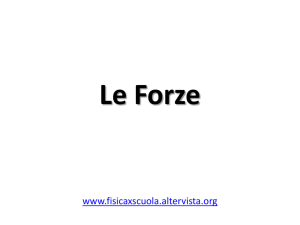 Le Forze - Fisica per la Scuola