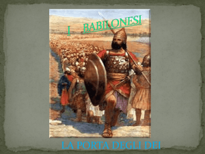 i babilonesi - Maestracreativa