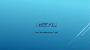 I metalli - Serafini – Di Stefano