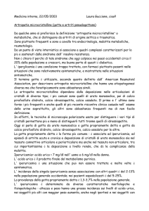 Medicina interna, 22/05/2003 Laura Guccione, ciao!! Artropatie