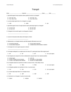 Antonio Bernardo www.matematicamente.it Triangoli Nome
