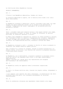 Leggi/scarica il testo della Costituzione italiana in formato rtf
