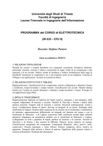 Elettrotecnica_Pastore - Università degli Studi di Trieste