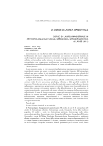 Obiettivi formativi
