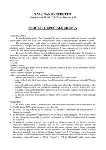 Progetto musica