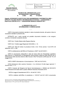 Decreto dirigenziale 31/IEC DEL 17/12/2013