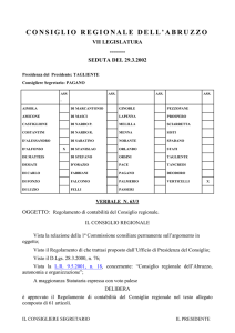 seduta del 29.3.2002 - Consiglio regionale dell`Abruzzo