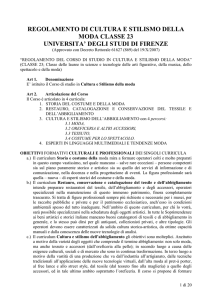 Regolamento didattico - Scuola di Studi Umanistici e della Formazione