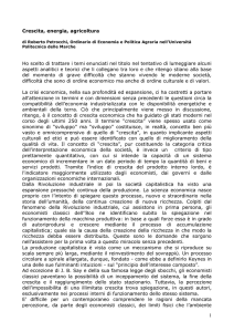 Sintesi prolusione prof. Roberto Petrocchi